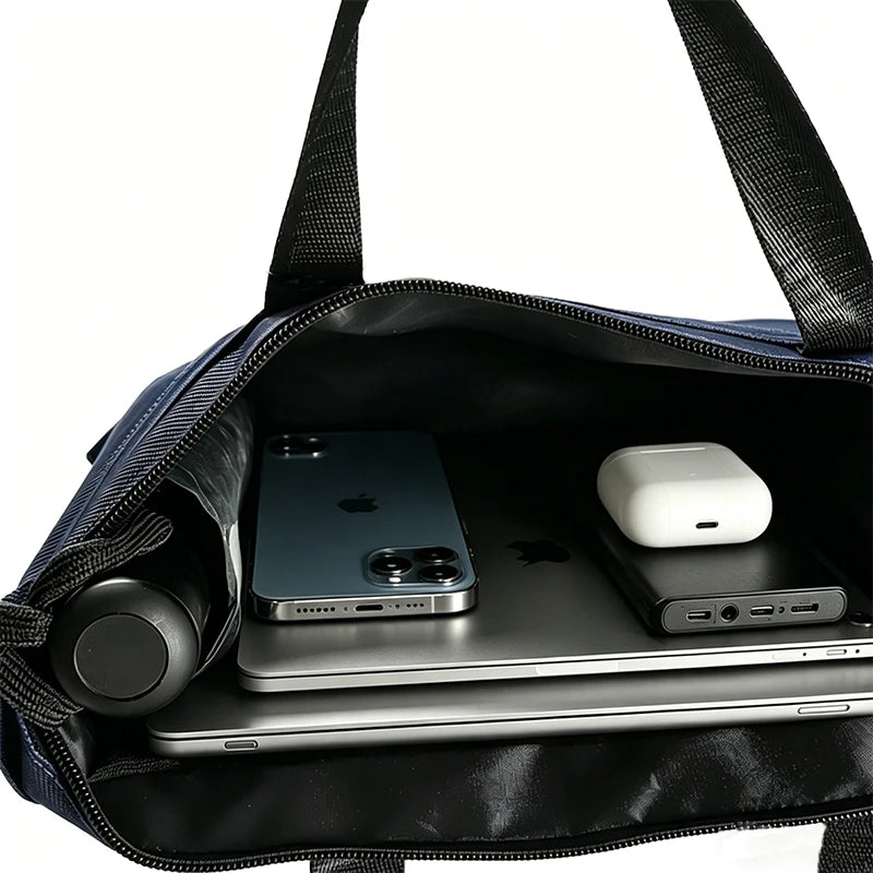 Large Capacity Portable Oxford Fabric Briefcase — Blue - Packaging Detail - Driulug supplier