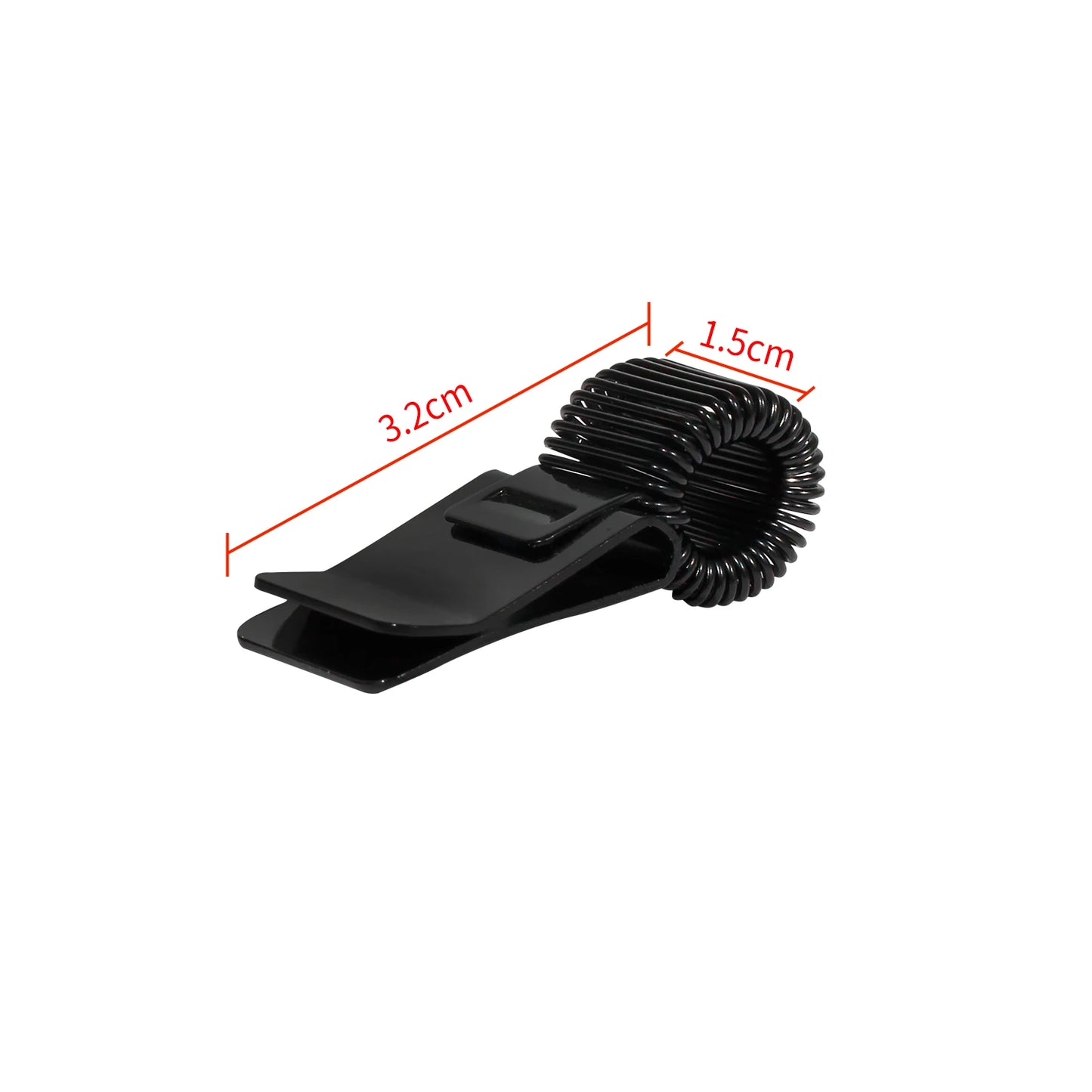 Classic Metal N1-Style Pen Holder with Fixed Spring Loop - Product Dimensions - Driulug supplier