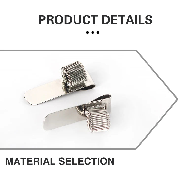 Classic Metal Vertical Pen Holder with Hook-Style Fixed Spring Loop - Close-up View - Driulug supplier