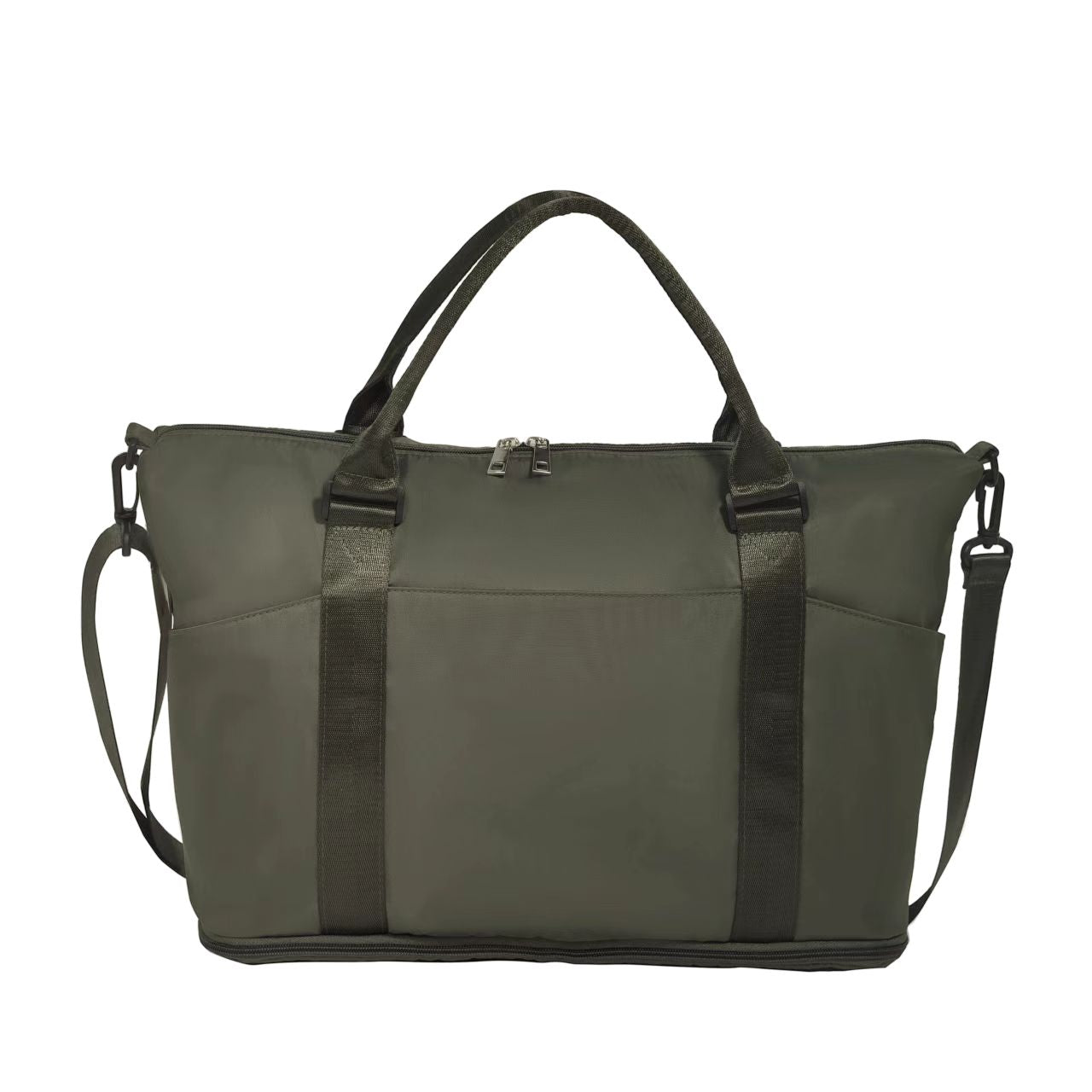 Green Waterproof Sports Duffel Bag - Back View - Driulug supplier