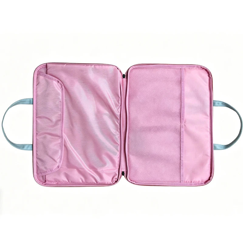 Premium Matte Textured 180-Degree Full-Open Professional Briefcase — Pink - Packaging Detail - Driulug supplier