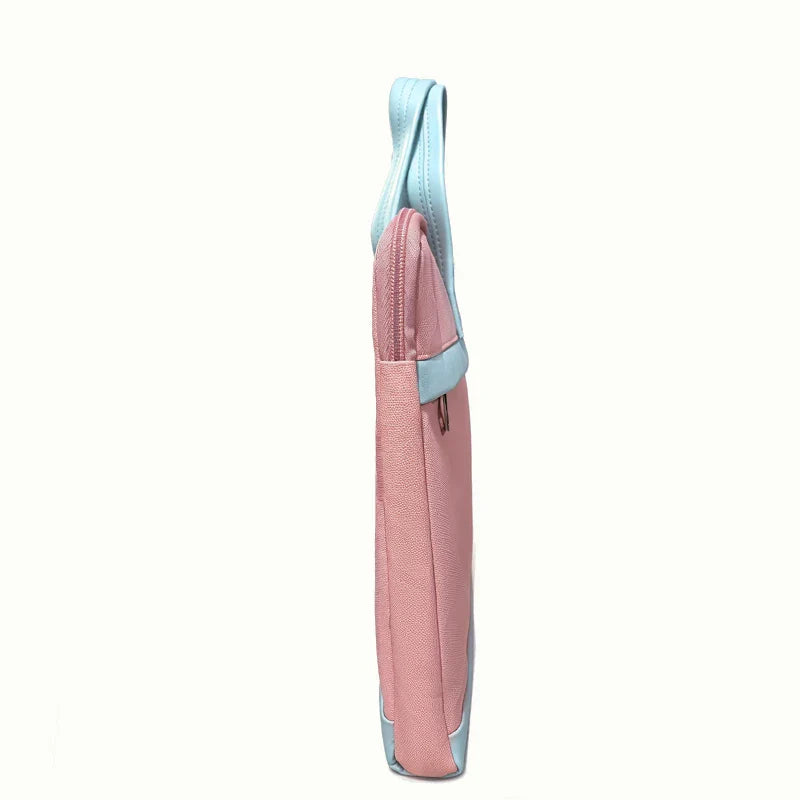 Premium Vertical Laptop Briefcase - Vibrant Pink - Usage Scenario - Driulug supplier