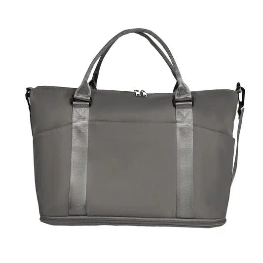 Dark Gray Waterproof Sports Travel Bag | Wet-Dry Separation & Shoe Compartment - Main View - Driulug supplier