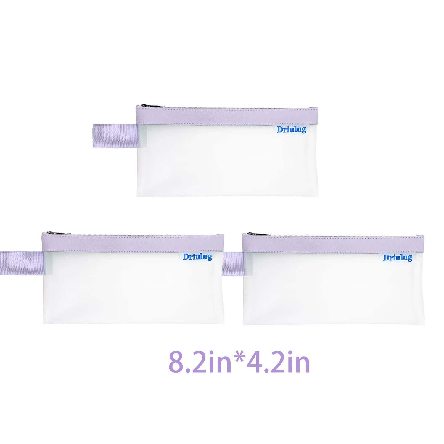 Bulk Pack: Small Minimalist Frosted Waterproof Zipper Storage Pouch (Set of 3 - Single Size) - Usage Scenario - Driulug supplier