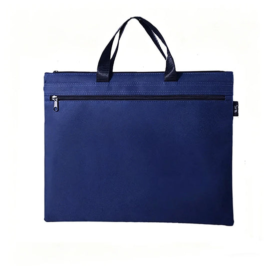 Large Capacity Double-Layer Oxford Fabric Professional Briefcase — Black - Main View - Driulug supplier