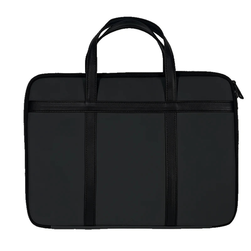 Premium Matte Textured 180-Degree Full-Open Professional Briefcase — Black - Additional Detail View - Driulug supplier