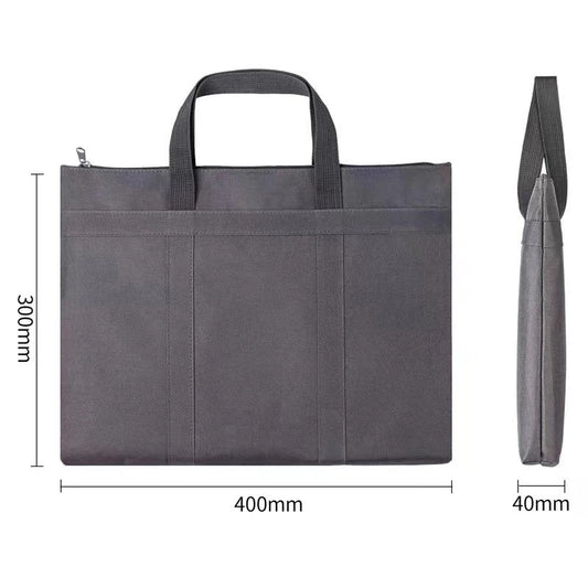 Large Capacity Portable Oxford Fabric Briefcase — Blue - Side View - Driulug supplier