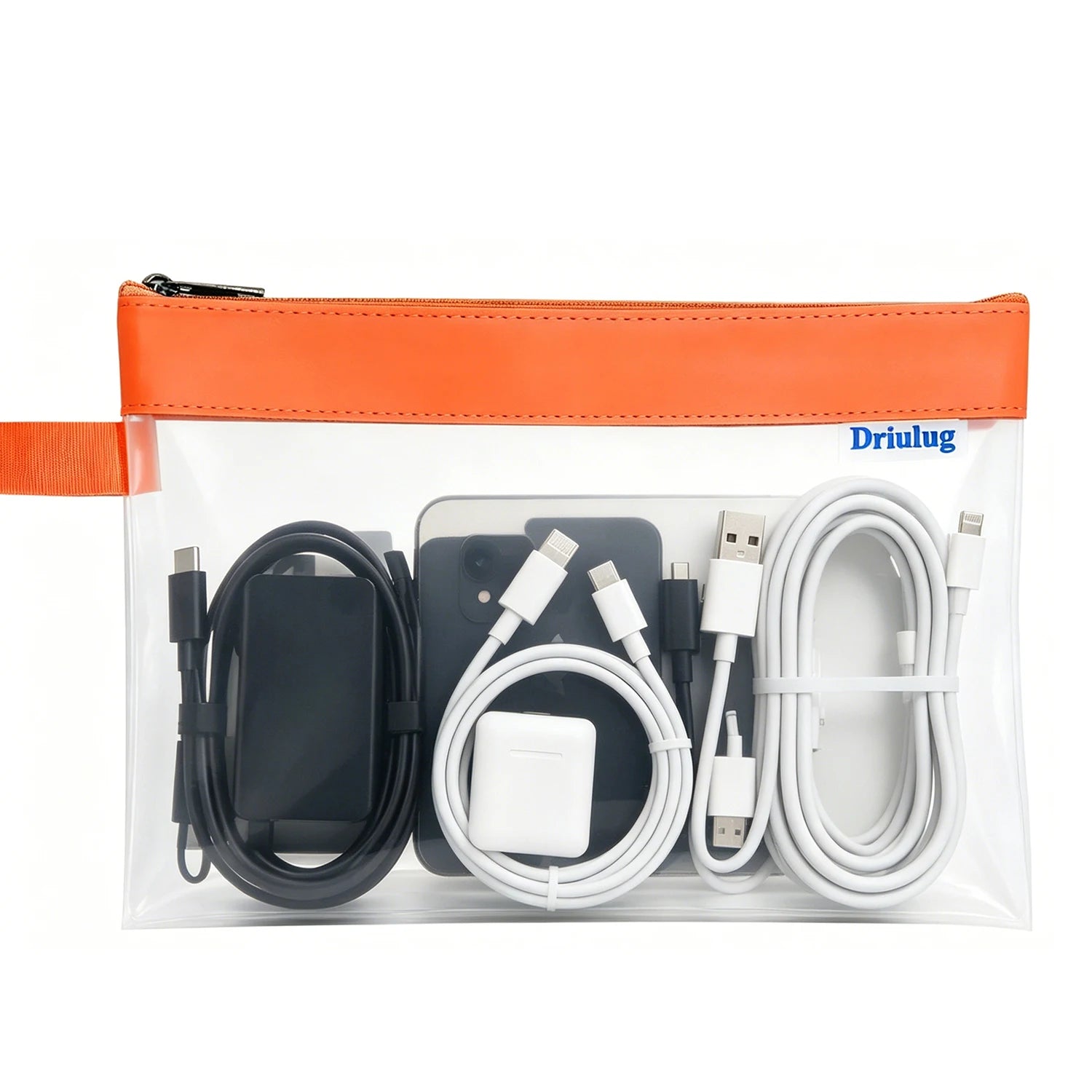 Minimalist Frosted Waterproof Zipper Storage Pouch Set (3-Piece) - Eco-Friendly TPU Organizer - Additional Detail View - Driulug supplier
