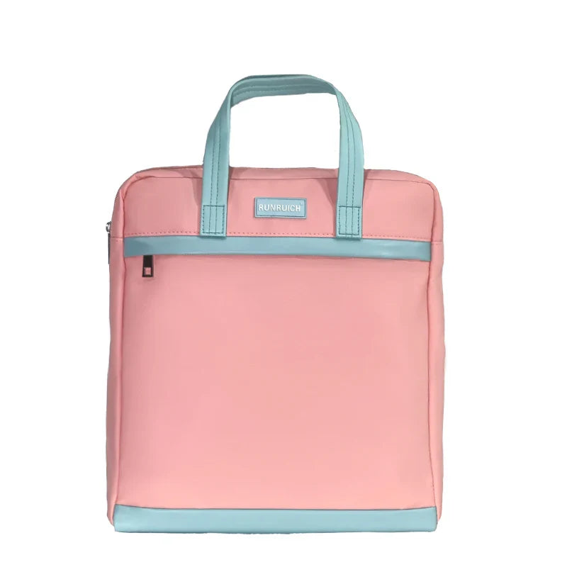 Premium Vertical Laptop Briefcase - Vibrant Pink - Main View - Driulug supplier