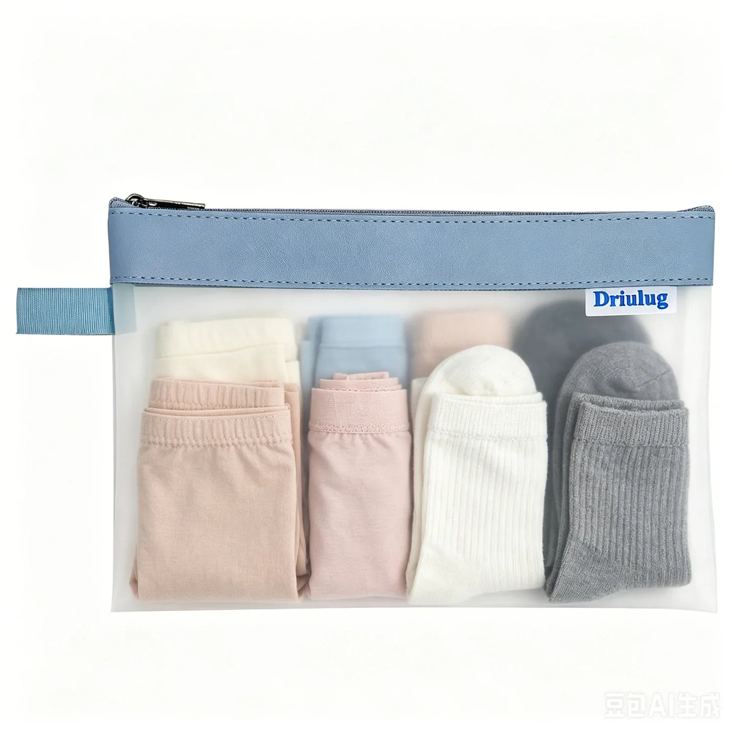 Minimalist Green Frosted Waterproof Zipper Storage Pouch Set (3-Piece) - Eco-Friendly TPU Organizer - Main View - Driulug supplier