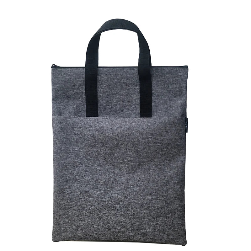 Minimalist Vertical Oxford Fabric Briefcase for Business Professionals — Black - Packaging Detail - Driulug supplier