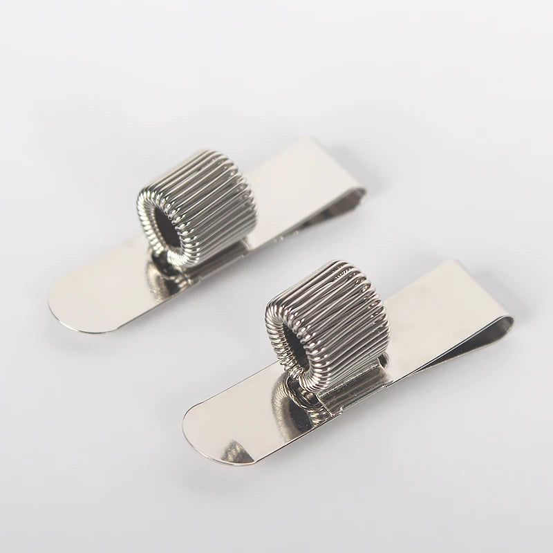 Classic Metal Clipboard Pen Holder with Fixed Spring Loop - Detail View - Driulug supplier