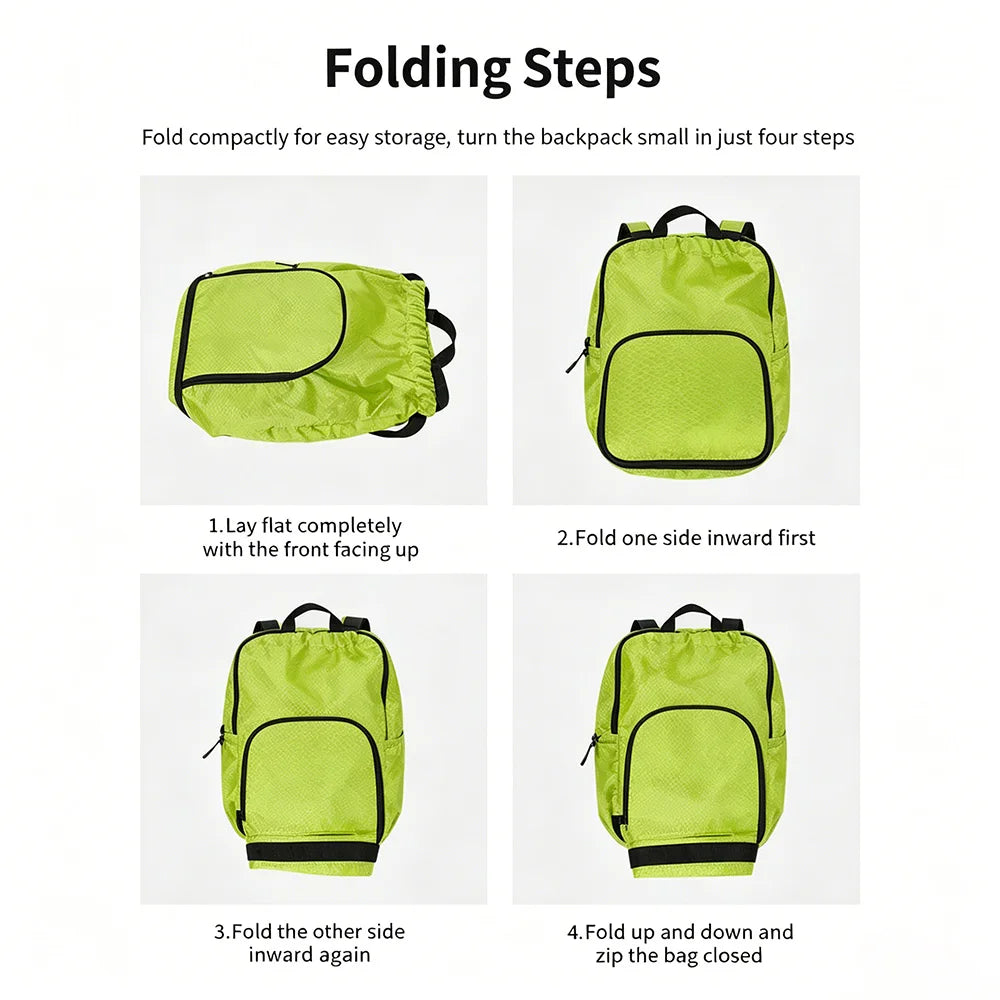 Mint Green Drawstring Backpack