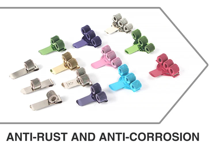 Colorful 3-Hole Hook-Style Pen Holder with Fixed Spring Loops - Packaging Detail - Driulug supplier