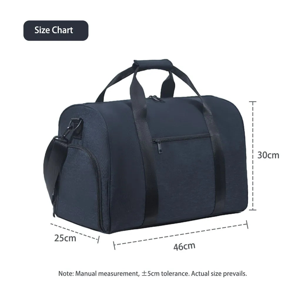 Waterproof Sports Duffel Bag with Shoe Compartment — 35L Wet-Dry Separation Gym Travel Bag - Detail View 8 - Driulug supplier
