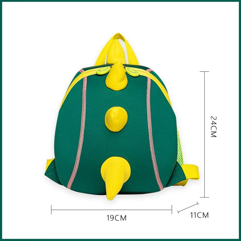Dino Backpack Size Chart — 24 × 19 × 11 cm