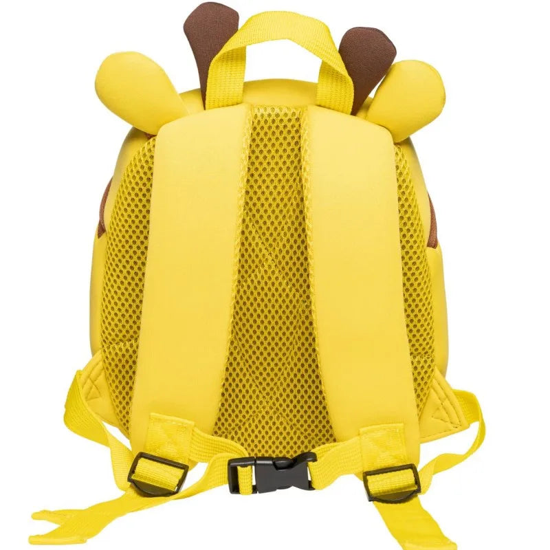 Cute Giraffe Kids Backpack Large — 3D Ne — Features Detail — Driulug Kids School Bag