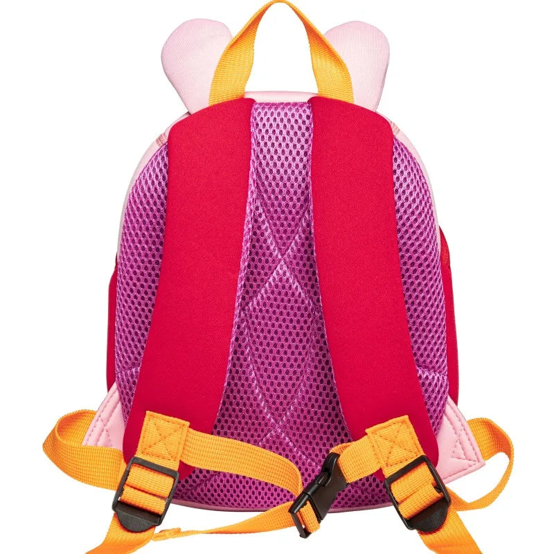 Cute Bunny Kids Backpack — 3D Neoprene C — Interior View Lining — Driulug Cartoon Backpack