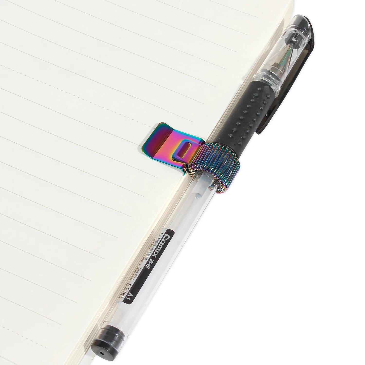 Classic Metal N1-Style Pen Holder - Vibrant Rainbow Series - Usage Scenario - Driulug supplier