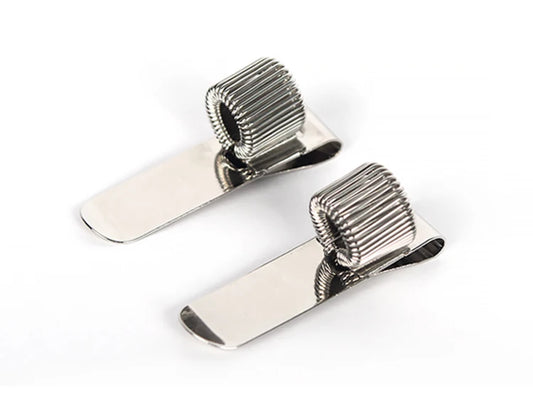 Classic Metal Vertical Pen Holder with Hook-Style Fixed Spring Loop - Main View - Driulug supplier