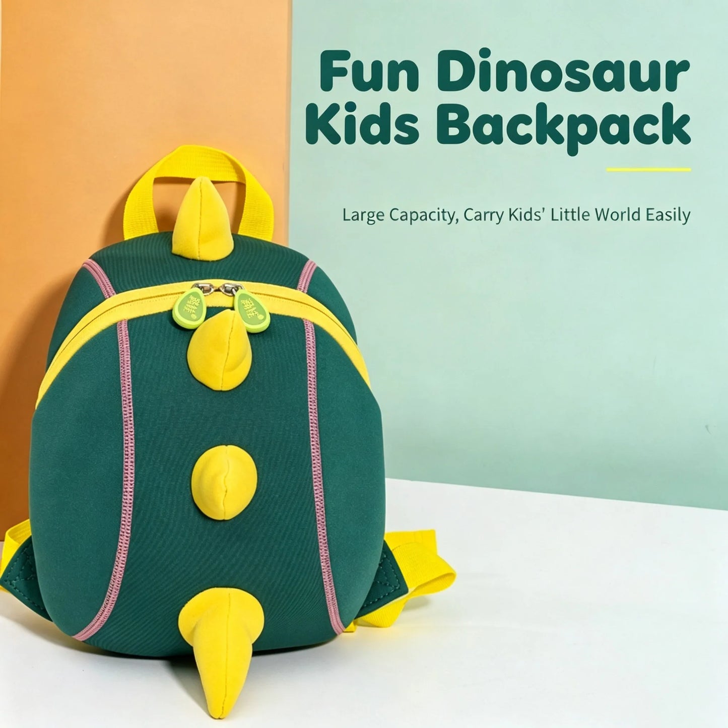 Dino Backpack Detail — Shoulder Strap
