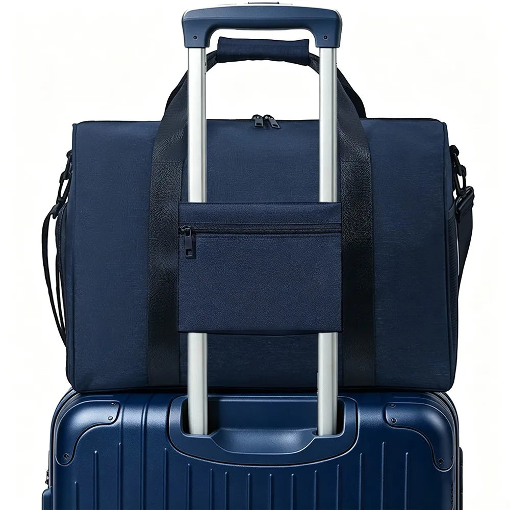 Waterproof Sports Duffel Bag with Shoe Compartment — 35L Wet-Dry Separation Gym Travel Bag - Detail View 7 - Driulug supplier