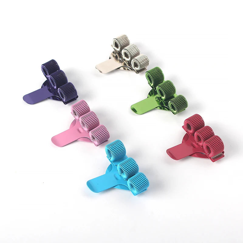 Colorful 3-Hole Hook-Style Pen Holder with Fixed Spring Loops - Additional Detail View - Driulug supplier
