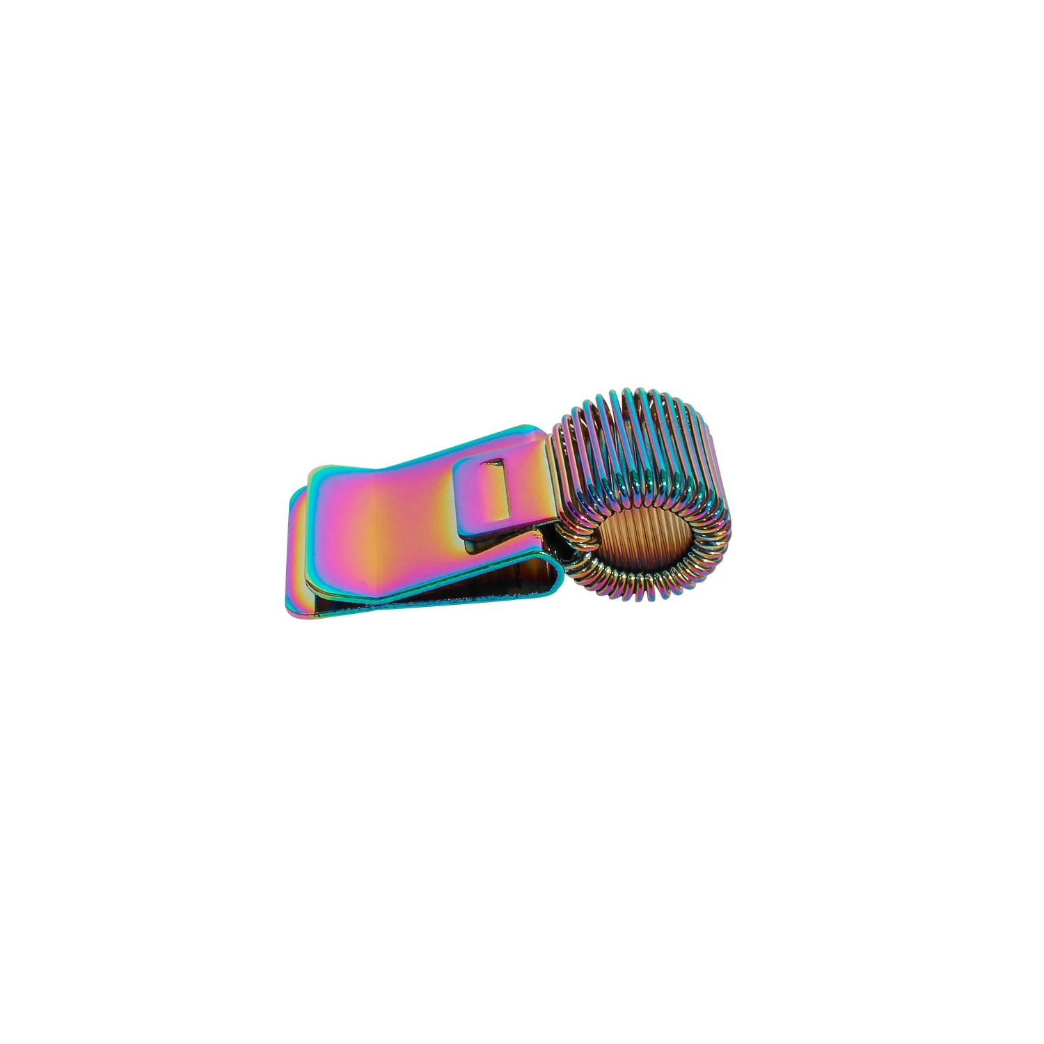Classic Metal N1-Style Pen Holder - Vibrant Rainbow Series - Detail View - Driulug supplier