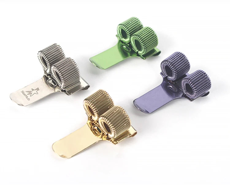 Colorful 2-Hole Hook-Style Pen Holder with Fixed Spring Loops - Additional Detail View - Driulug supplier