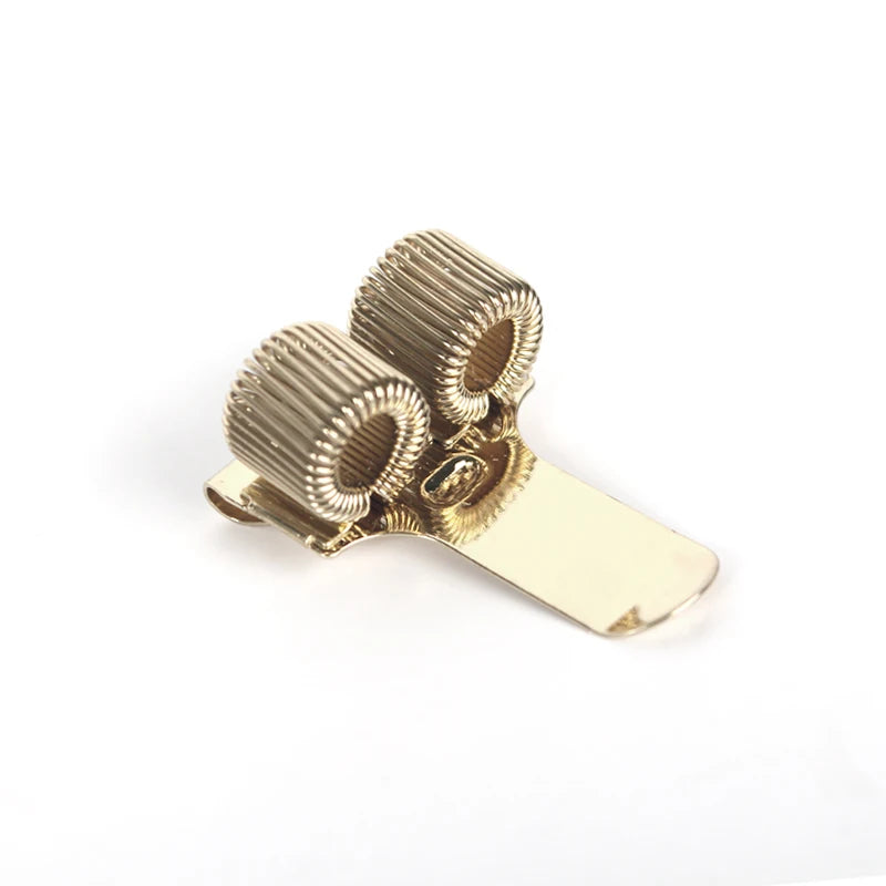 Colorful 2-Hole Hook-Style Pen Holder with Fixed Spring Loops - Side View - Driulug supplier