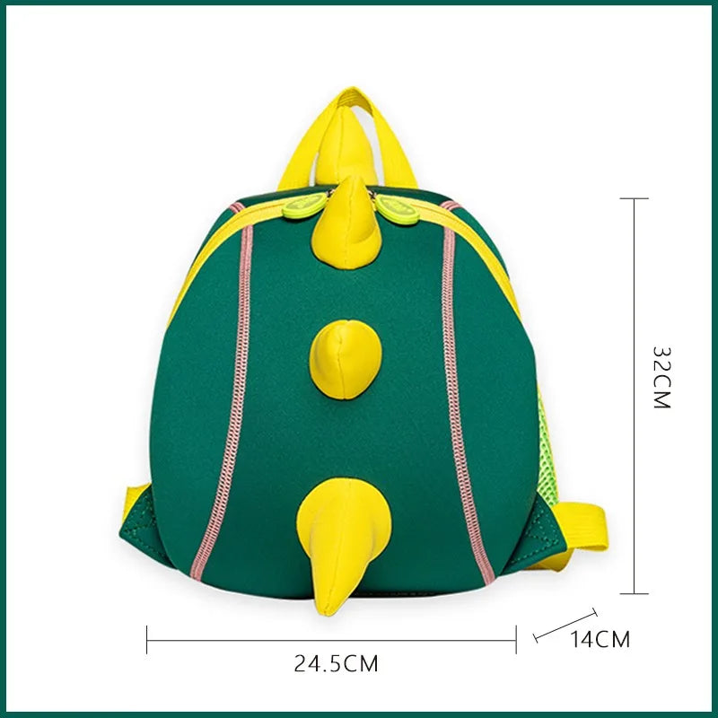 Dino Backpack Size Chart — 32 × 24.5 × 14 cm