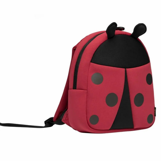 Cute Ladybug Kids Backpack — 3D Neoprene — Main View Front — Driulug Kids Backpack Supplier