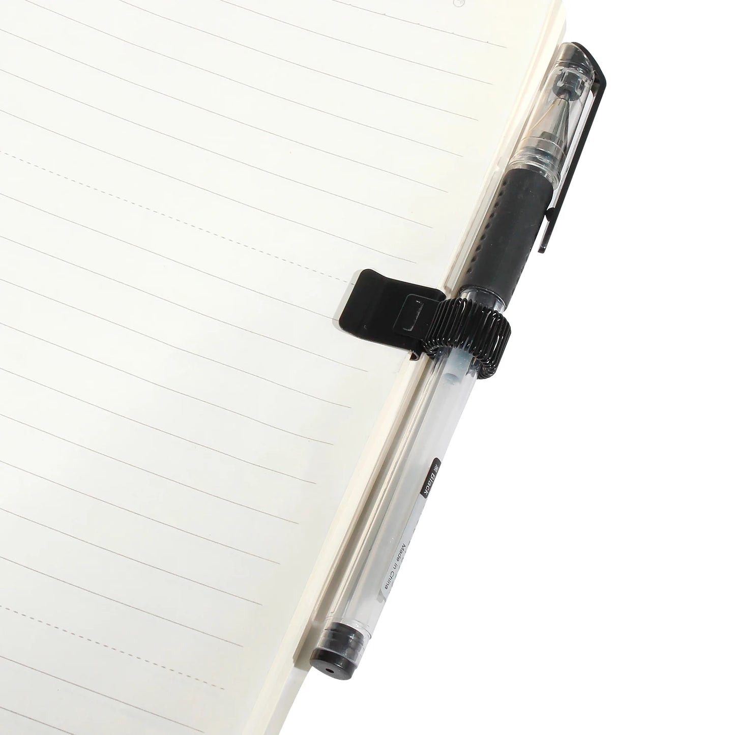 Classic Metal N1-Style Pen Holder with Fixed Spring Loop - Detail View - Driulug supplier