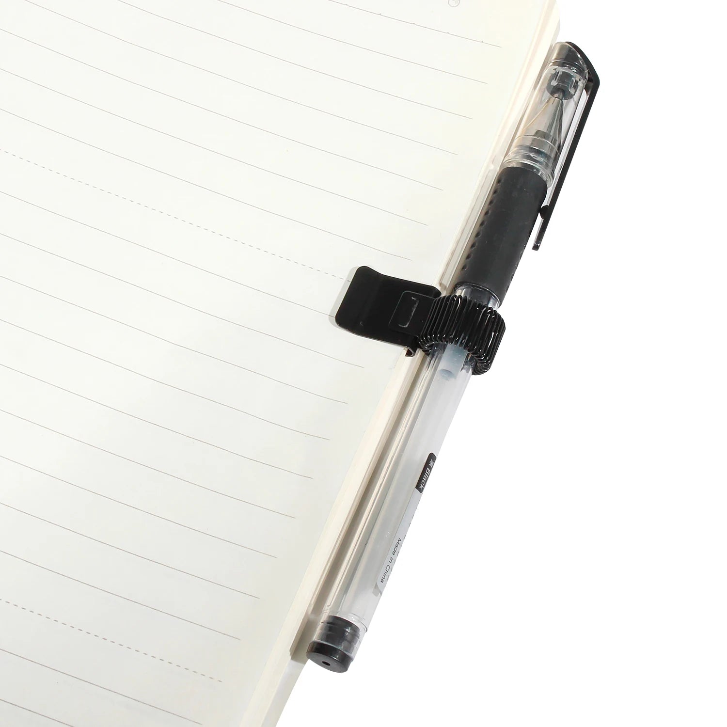 Classic Metal N1-Style Pen Holder with Fixed Spring Loop - Detail View - Driulug supplier