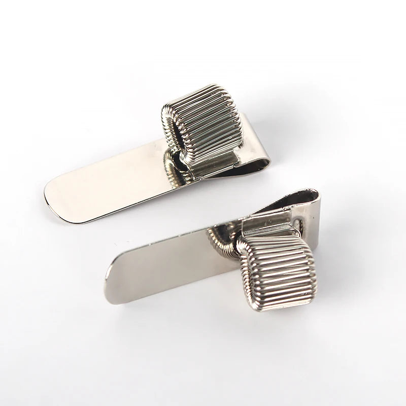 Classic Metal Vertical Pen Holder with Hook-Style Fixed Spring Loop - Product Dimensions - Driulug supplier