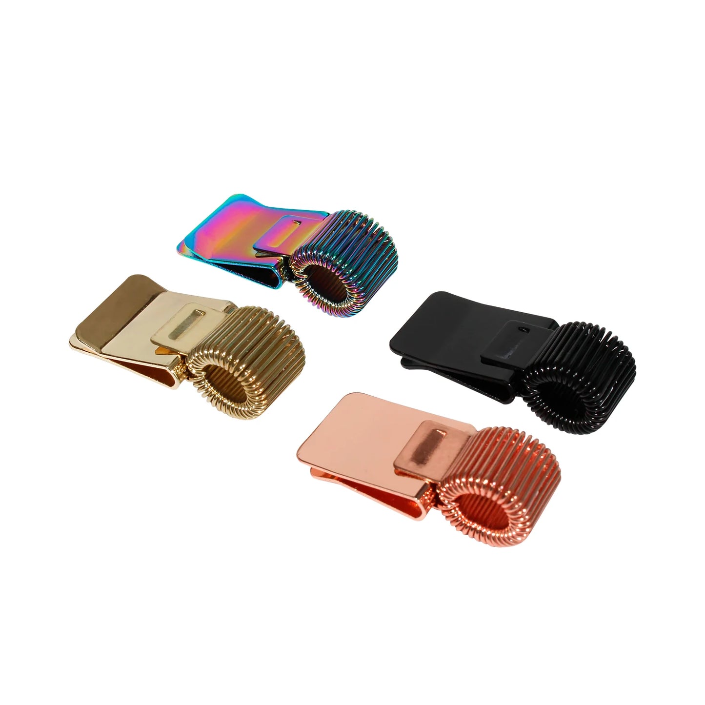 Classic Metal N1-Style Pen Holder with Fixed Spring Loop - Back View - Driulug supplier