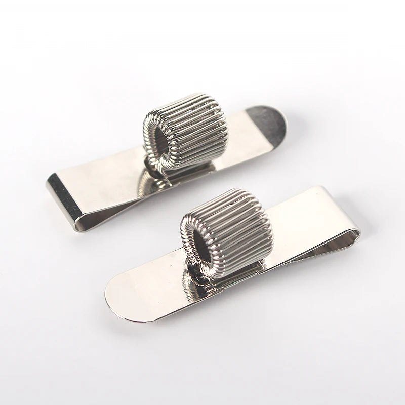 Classic Metal Clipboard Pen Holder with Fixed Spring Loop - Side View - Driulug supplier