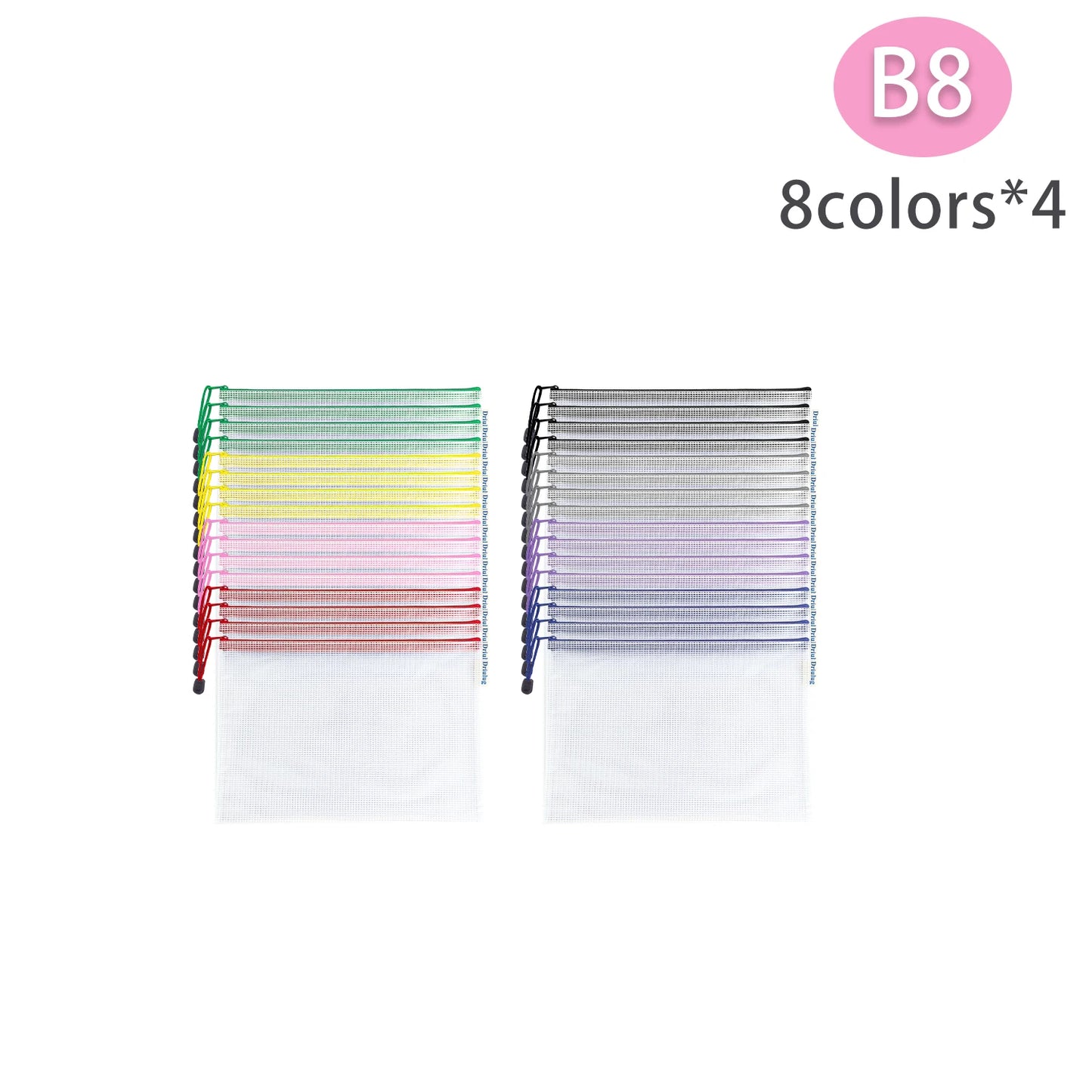 24-Pack Mesh Zipper Bags - Image 1