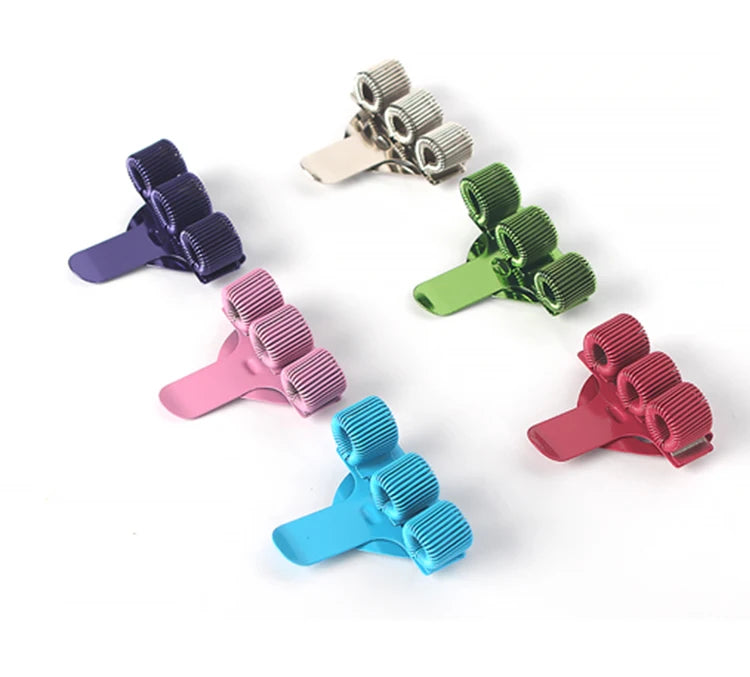 Colorful 3-Hole Hook-Style Pen Holder with Fixed Spring Loops - Detail View - Driulug supplier