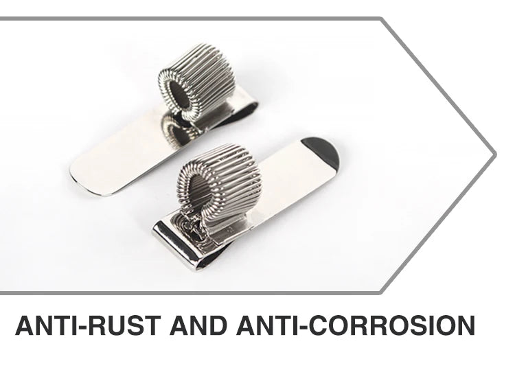 Classic Metal Vertical Pen Holder with Hook-Style Fixed Spring Loop - Back View - Driulug supplier