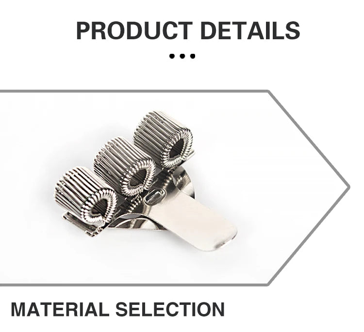 Classic Metal 3-Hole Hook-Style Pen Holder with Fixed Spring Loops - Packaging Detail - Driulug supplier
