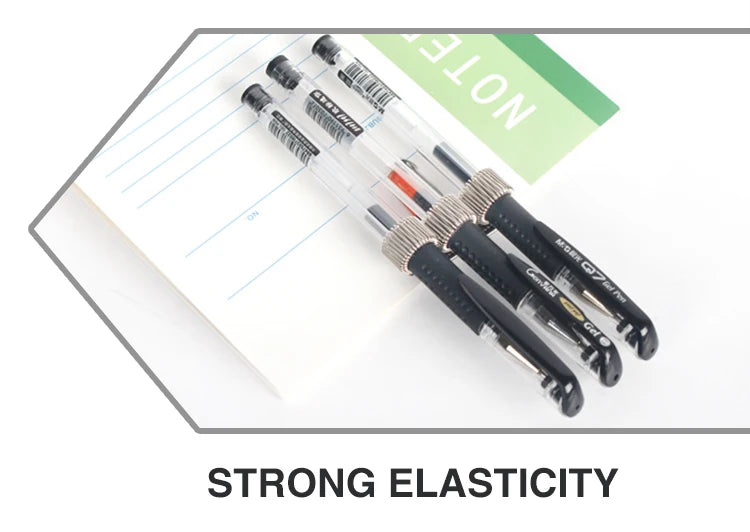 Classic Metal 3-Hole Hook-Style Pen Holder with Fixed Spring Loops - Back View - Driulug supplier