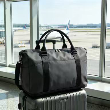 Dark Gray Waterproof Sports Travel Bag | Wet-Dry Separation & Shoe Compartment - Detail - Driulug travel bag supplier